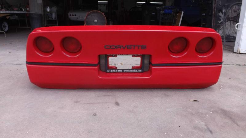 84-90 corvette rear bumper cover complete