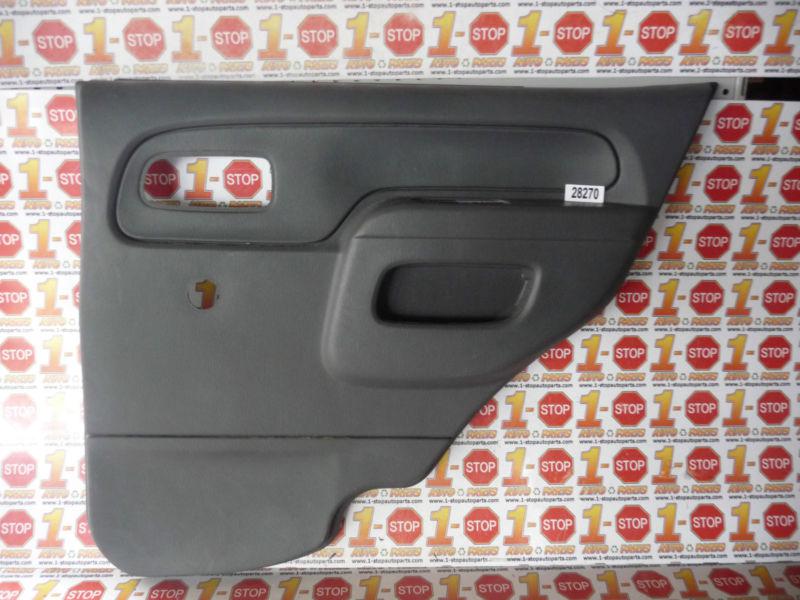 00 01 02 03 04 nissan xterra driver/left rear door trim panel oem