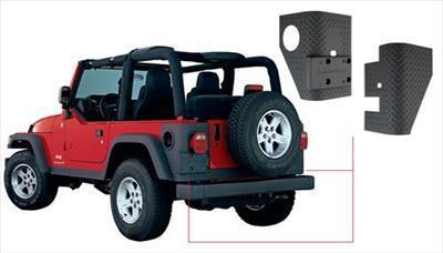 Bushwacker trail armor rear corners  - 14004 - jeep wrangler