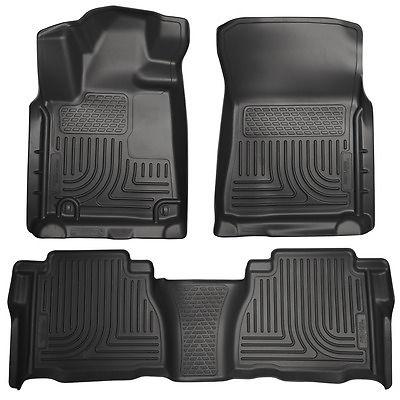 Husky liners weatherbeater front & rear floor liners 2010-2013 toyota tundra 