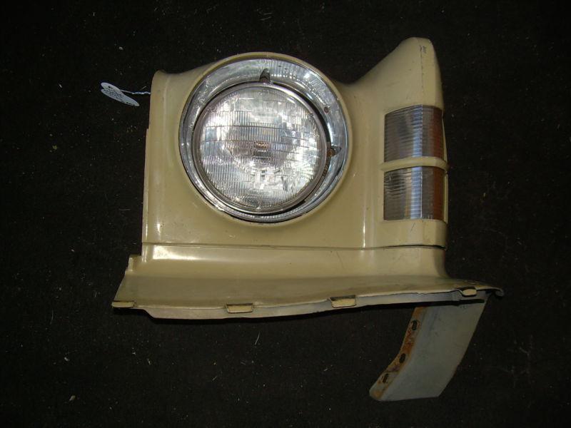 1974 monte carlo headlight extension with signal lamps and filler left hand