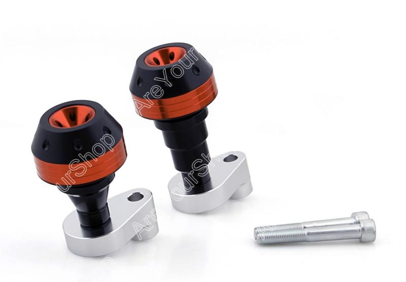 Frame sliders crash pads left right for yamaha yzf r6 2006-2007 orange