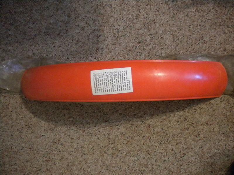 Nos preston petty front fender orange ahrma