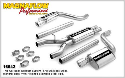 Magnaflow 16642 chrysler 300c srt-8 hemi stainless cat-back system exhaust