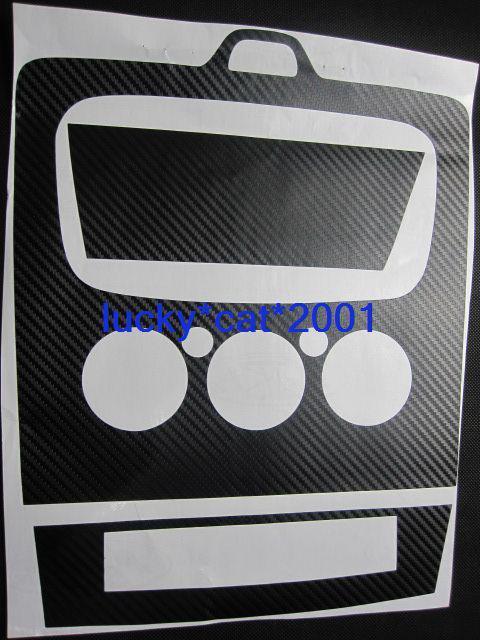 Black  carbon panel mask decal stickers fit for 2009-2011 ford focus 