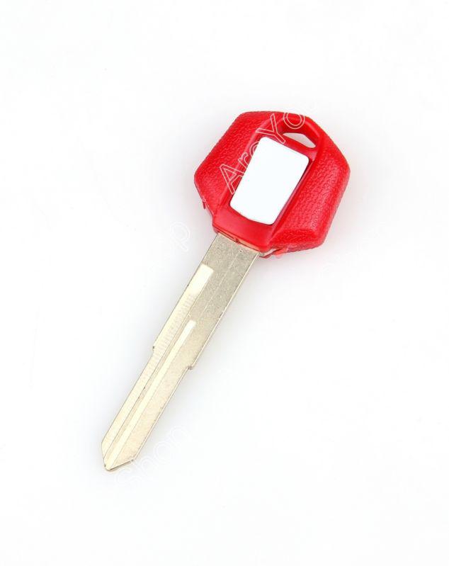 1pcs blade blank key motorcycle suzuki gsx1300 bking all year red