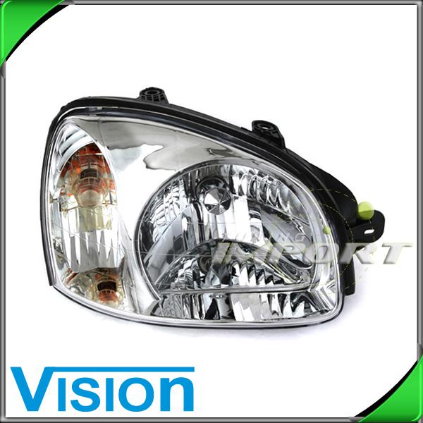 Passenger right side headlight lamp assembly new fit 2003-2006 hyundai santa fe