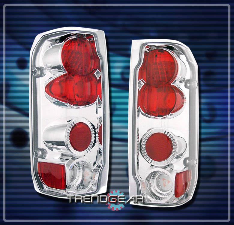 89-96 ford f-150 f-250 f-350 altezza brake tail light chrome 90 91 92 93 lariat