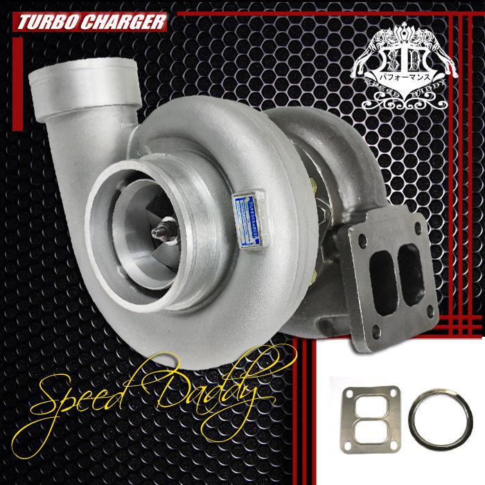 Gt45 turbocharger/turbo 600+hp boost compressor t4/t66 3.5" v-band 1.05 a/r 92