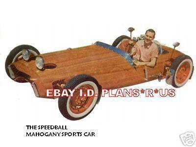 Wooden sports car mahogany harley davidson power plans