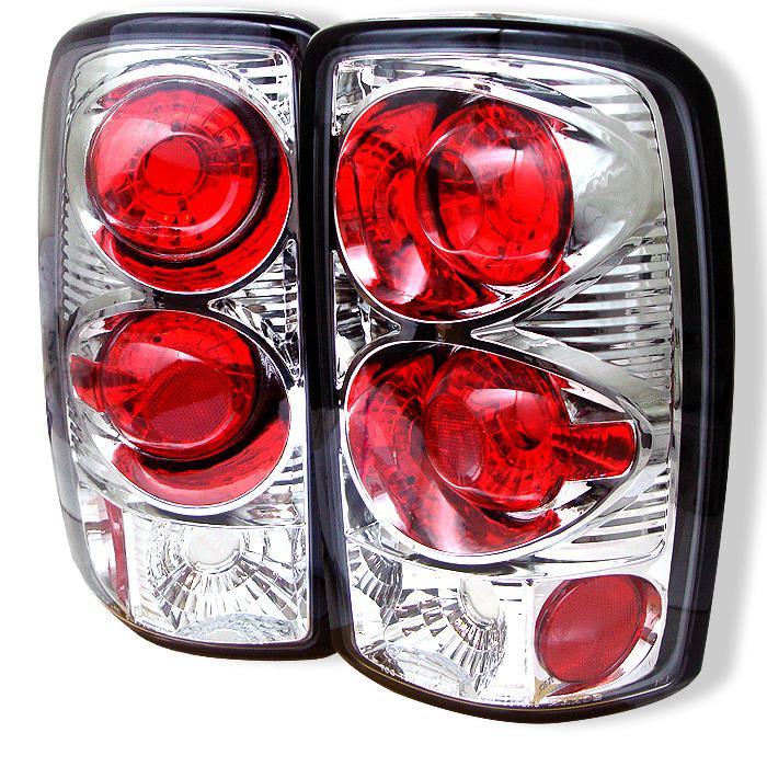 2000-2006 chevy suburban tahoe/gmc yukon denali chrome altezza tail lights lamps