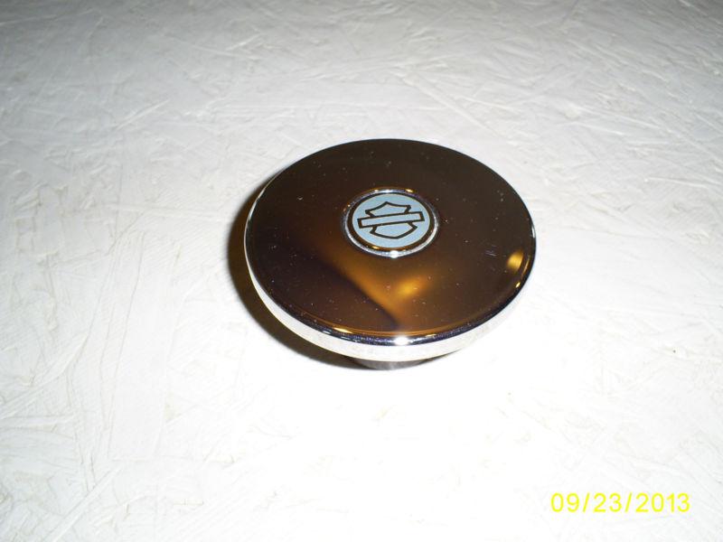 Harley davidson chrome fuel cap hd logo