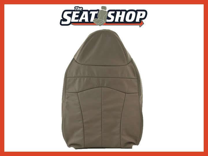 99 00 01 ford f150 lariat bucket grey leather seat cover p2 lh top