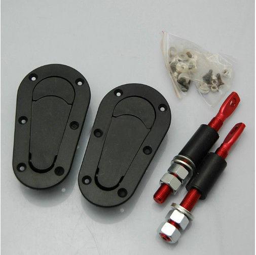  mount bonnet hood without locking key latch pin locking for universal racing fd