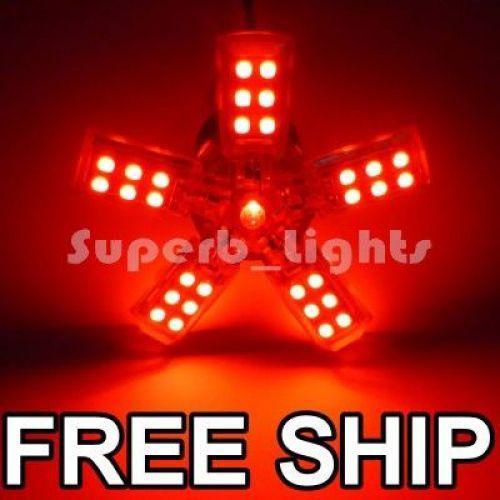 2x 1157 red 41-smd tail brake spiderlite led light bulb