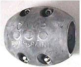 Camp 1-1/4" shaft zinc anode - x-5