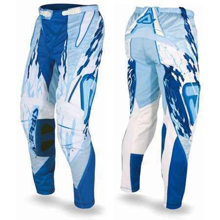 New acerbis wave motocross pant adult size 28 yz blue mx motorcycle gear nip nr