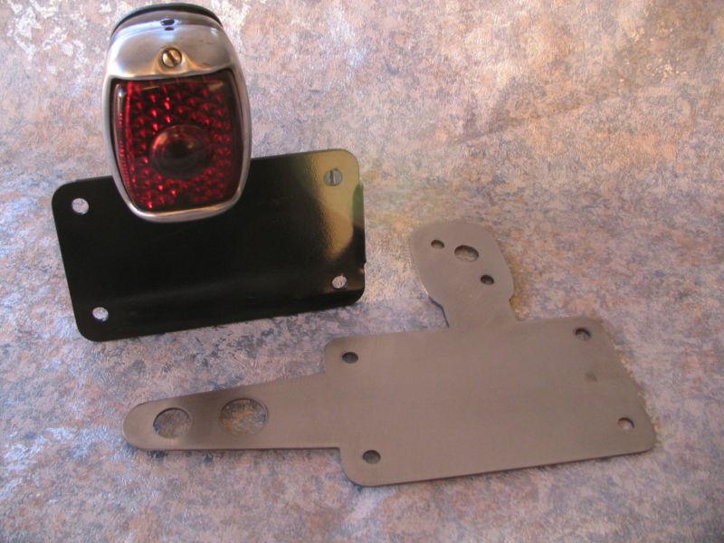 Motorcycle license plate mounting bracket,  veteran manufacturing iten #107h