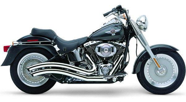 Cobra exhaust speedster swept chrome harley softails  fxstd-softail deuce  2007