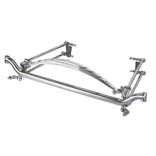 New speedway chrome model a ford 4-bar axel kit for ford spindles, 48" wide axle