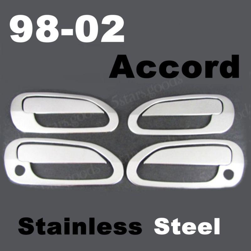 98-02 honda accord sedan chrome door handle covers 8pcs