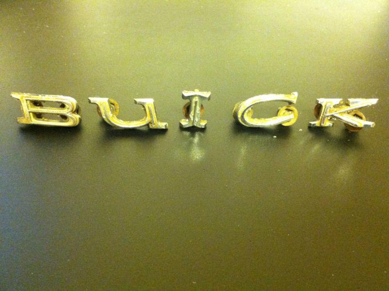 1962 buick skylark letter set emblems (original)