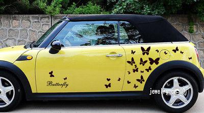 30pcs butterfly vinyl car truck sticker decal graphics 