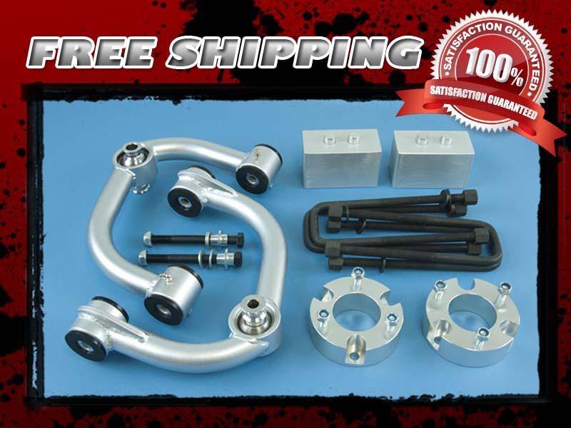 Silver front 3.5" rear 4" replace oem 2" gain 2" lift kit 4wd 4x4 control arm