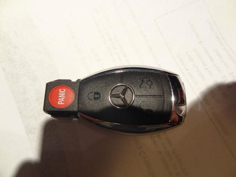 Authentic mercedes benz smart key remote fob keyless chrome c e sl s gl cl glk r