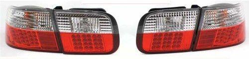 Led tail light brake lamp rear assembly pair set both driver & passenger sides