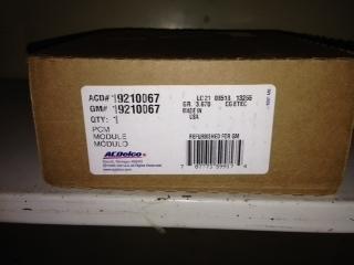 Brand new genuine gm ecm module 19210067