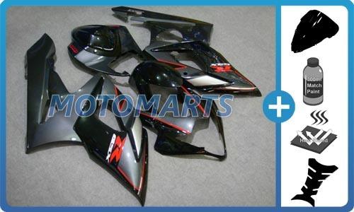 5 in 1 bundle for suzuki gsxr-1000 k5 05 06 body kit fairing & windscreen aw