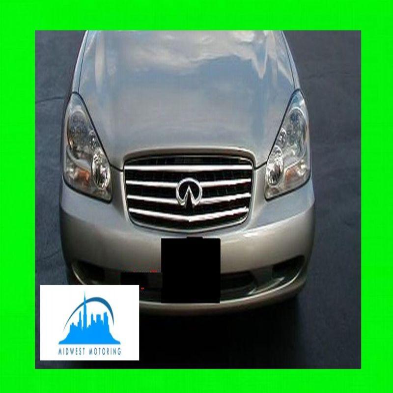 2003-2006 infiniti q45 chrome trim for grille grill w/5yr warranty