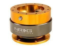 Nrg quick release kit gen 2.0 srk-200rg; rose gold body w/ titanium chrome ring