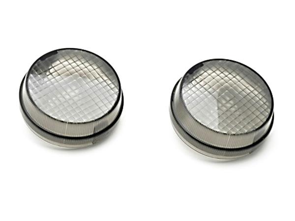 Smoke turn signal lenses for kawasaki vulcan 1600 classic nomad (front / rear)