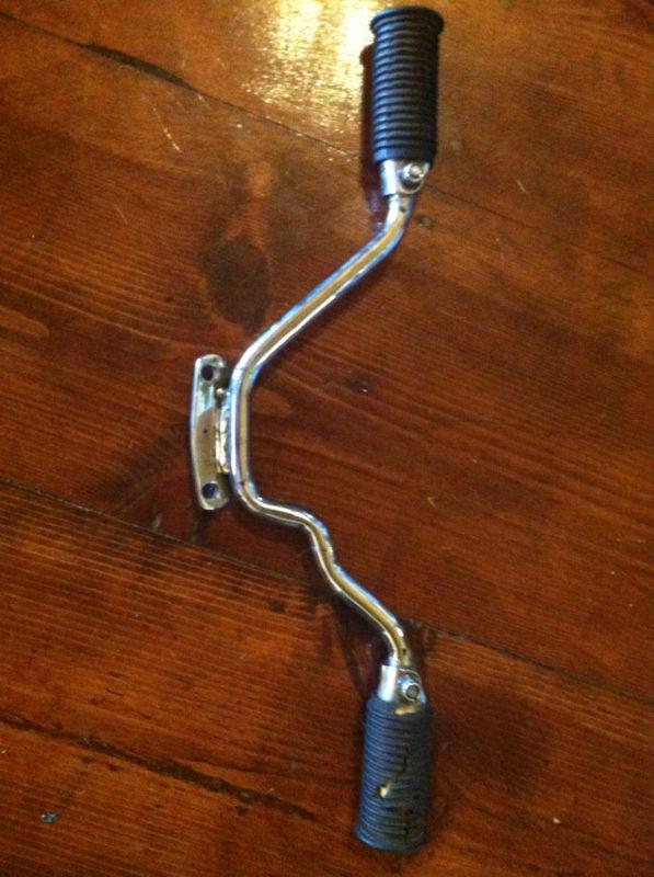 Harley chrome rider passenger mounting bracket mount footpegs rigid hardtail