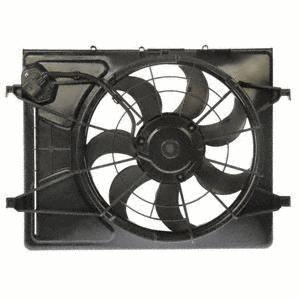 Radiator cooling fan assembly