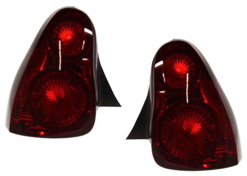 Tail light brake lamp rear lens & housing pair set driver & passenger sides