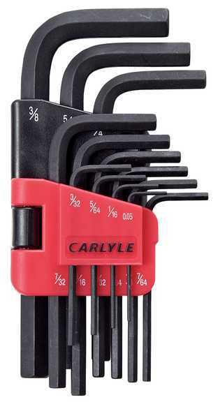 Carlyle hand tools cht hkss13 - hex key set, hex sae