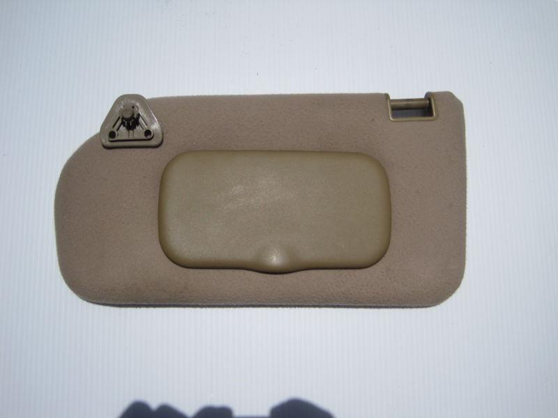 2000 2005 nissan sentra sun visor drivers side lh oem tan