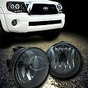Euro smoke clear front bumper fog lights dy+switch 04 05-11 toyota tacoma solara