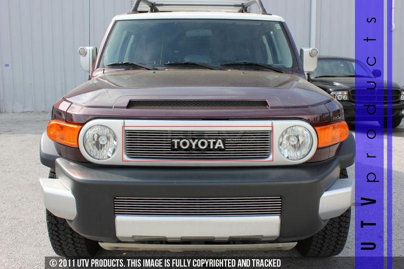 2007 - 2011 toyota fj cruiser upper billet grille 1pc kit chrome 07 08 09 10 11