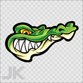 Decal sticker alligator crocodile alligators crocodiles reptile 0500 ka476