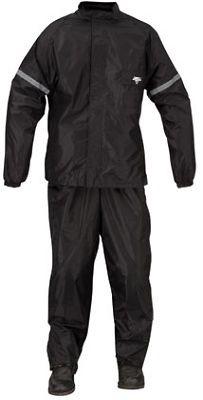 New nelson rigg weatherpro wp-8000 2-piece rainsuit/rain suit, black, small