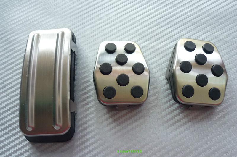 Car pedal pads cover stainless steel fits for ford focus rs m/t new