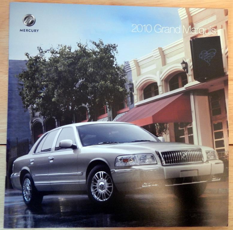 2010 mercury grand marquis brochure