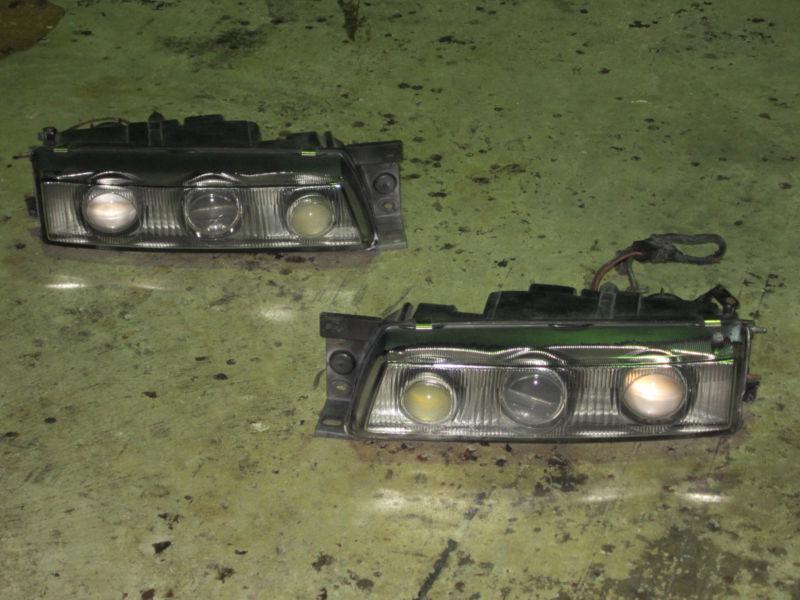 Jdm s13 silvia triple projector headlights conversion 240sx sr20det