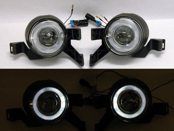 Vw beetle 98-05 halo angel eye projector fog light kit