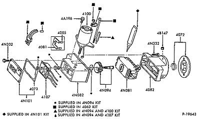 E4hz4n094a kit drv gear rr axle shift asy 86 87 88 b600