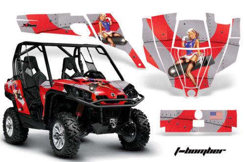 Amr racing decal sticker parts graphics kit canam commander decal 800/1000 bombe